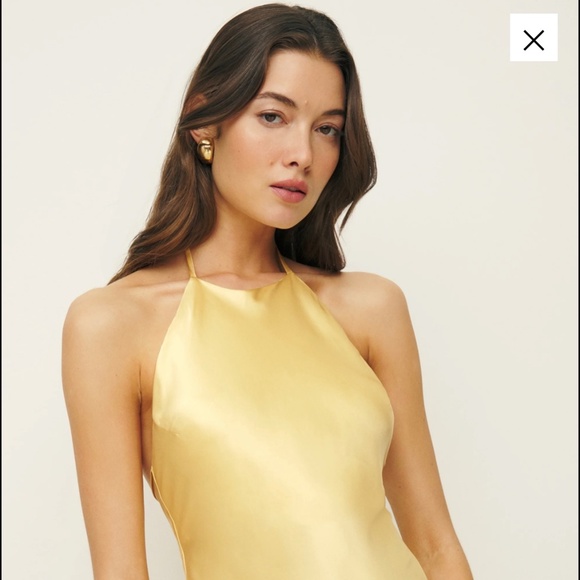 Reformation Petite Jeany Silk Dress - Picture 1 of 4